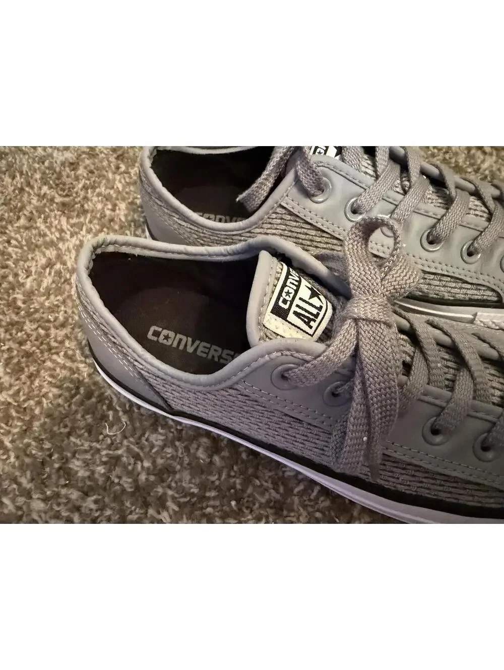 New Converse Overlay Knit Sneakers Unisex 8/10 - Picture 4 of 7